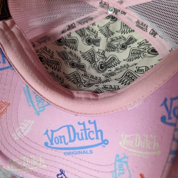 von dutch cap pink w words - Picture 4 of 4